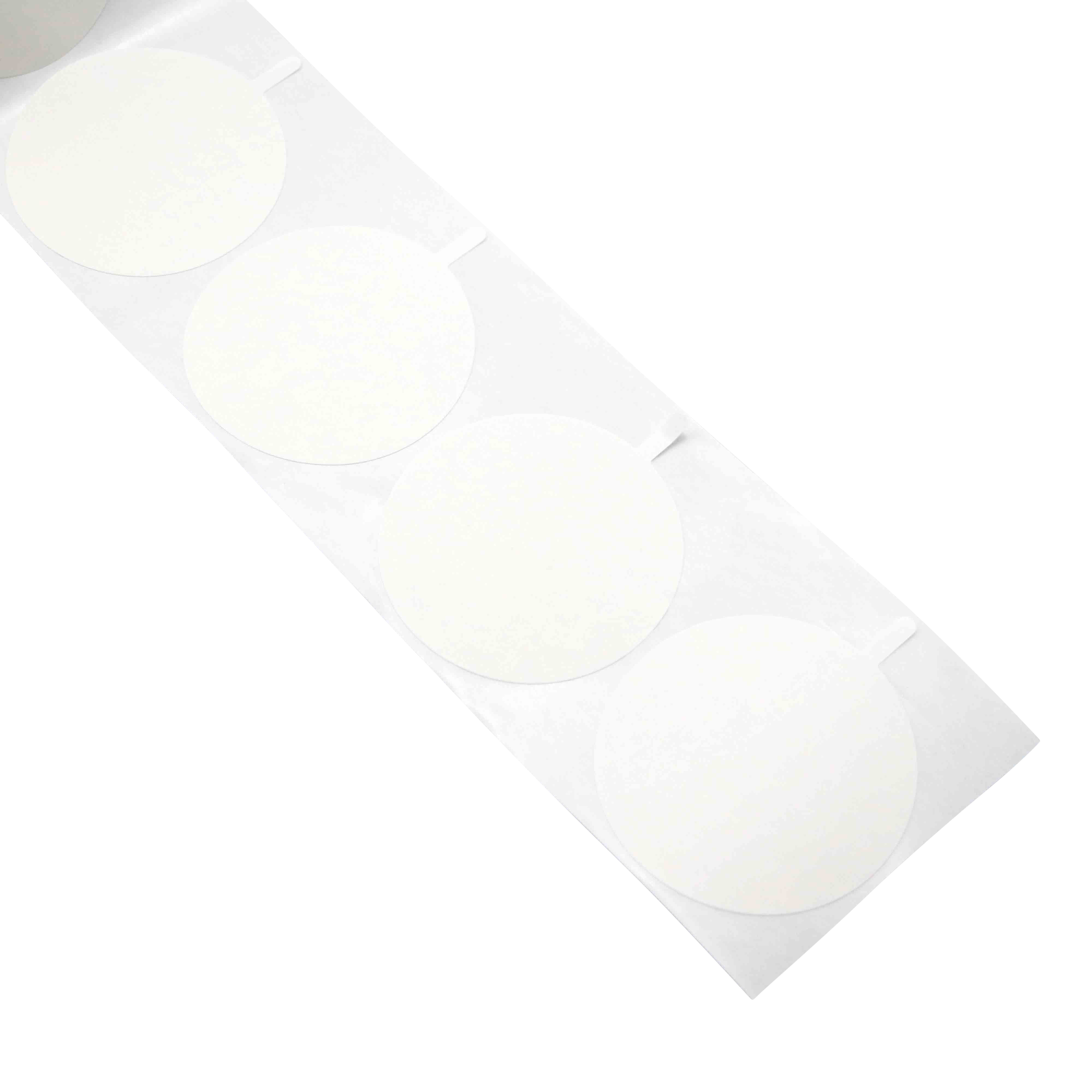 10 mm, 5000 Stk Pastilles adhésives double face en papier intissé,  adhérence forte/forte