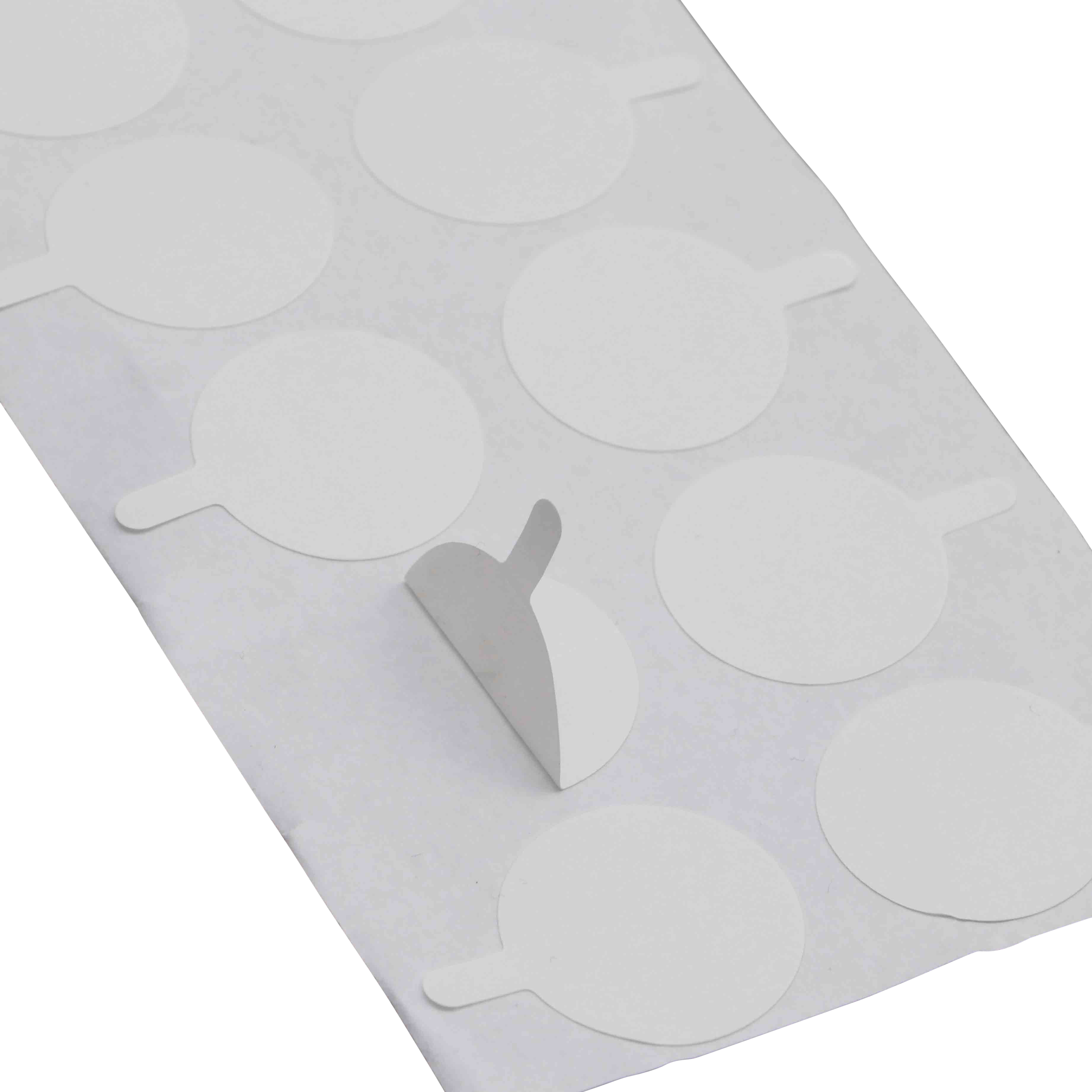 10 mm, 5000 Stk Pastilles adhésives double face en papier intissé,  adhérence forte/forte